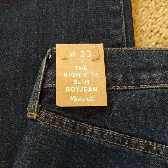 NWT Madewell High Rise Slim Boyfriend Jean Size 23 - Picture 8 of 12